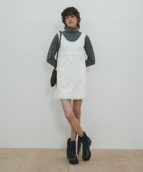 MJ Cotton Lace Dress / White