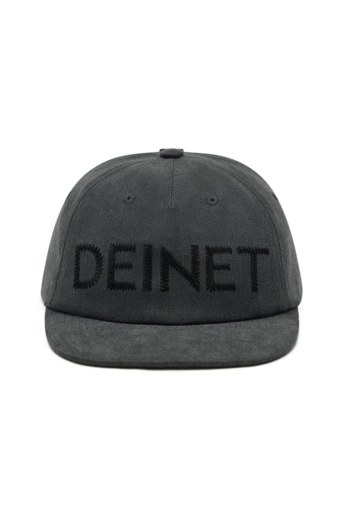 ZIGZAG LOGO MINI BAR DETAIL CAP IN CHARCOAL