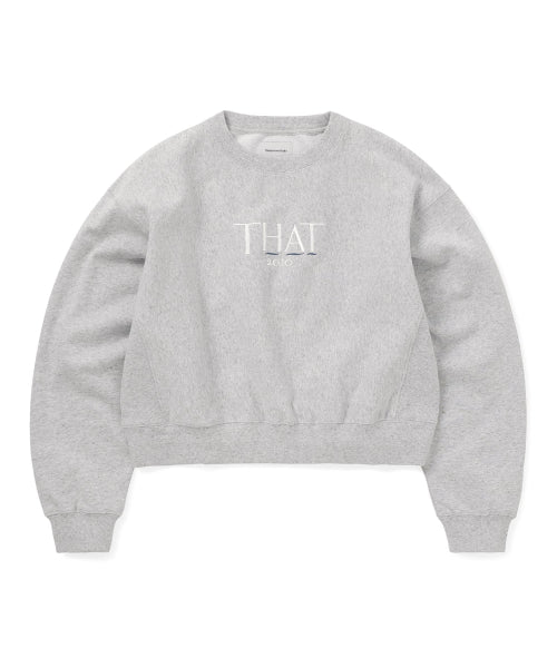 THAT 2010 W Crewneck Heather Grey