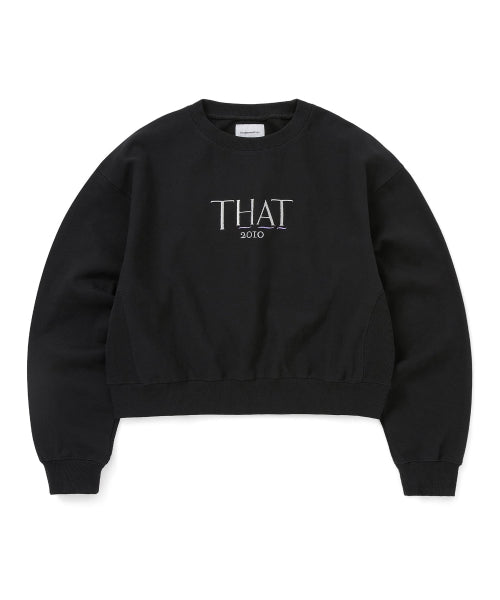 THAT 2010 W Crewneck Black