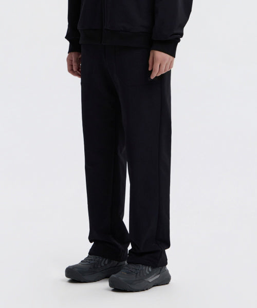N254UPT050 아르켈론 더블웜 기모 우븐 팬츠 BLACK
