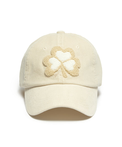 CLUB BUCKLE Embroidered Ball Cap - IVORY