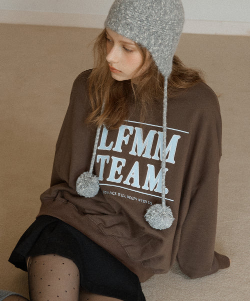 Atelier embroidered sweatshirt (brown)