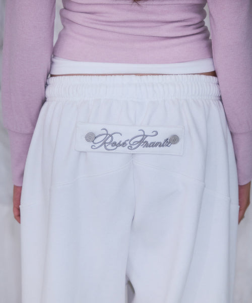 Back Point 2Way Sweatpants [Ivory]