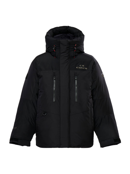 CAMPYLO (CAMPYLO) Men's Windstapper Heavy Down Jacket_Black