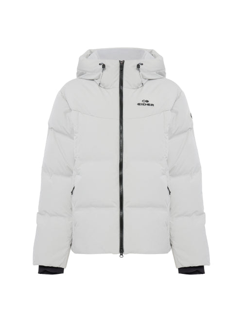 CIRCULART Women's Technical Puff Down Jacket_Light Grey
