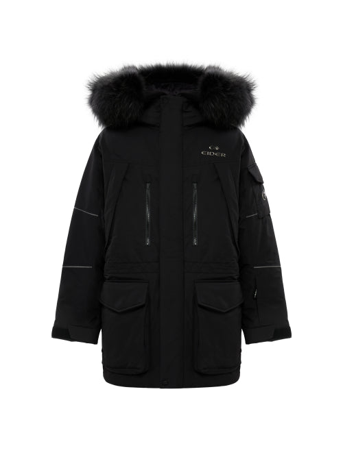 ICONIC (iconic) Men's Ski Parka Down Jacket_Black