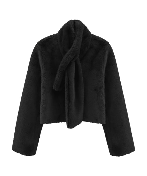Col Noue Fur Jacket BLACK