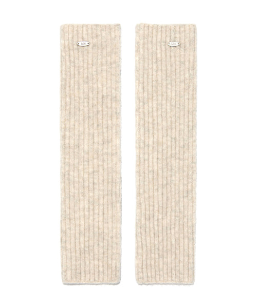 Knit leg warmer ivory