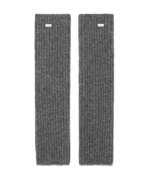 Knit leg warmer gray