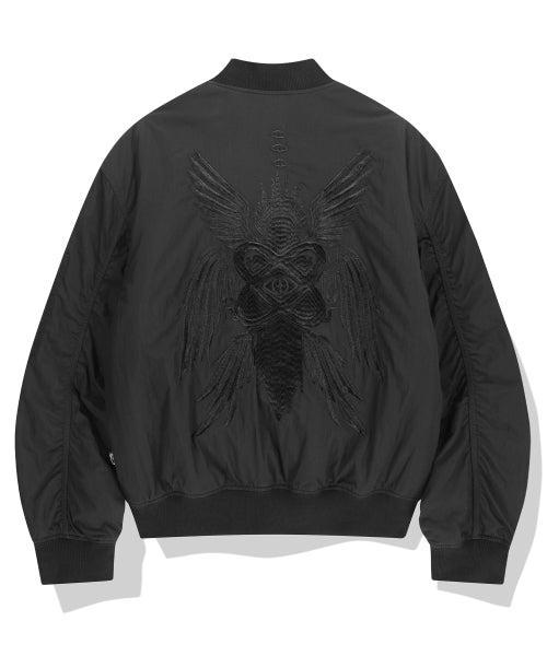 Abyss Angel MA-1 Jacket - Black