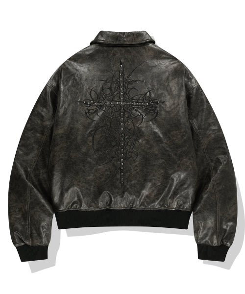 Thorn 4 MA-1 Bomber Jacket - Black