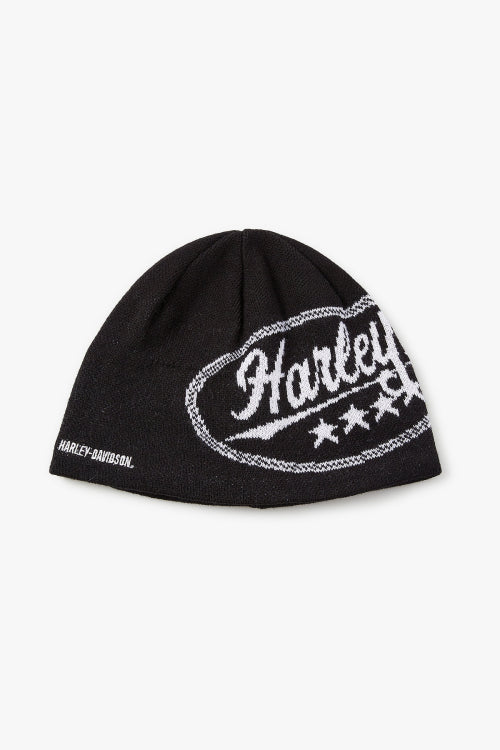 Harley Cuffless Beanie_Black HH15381403