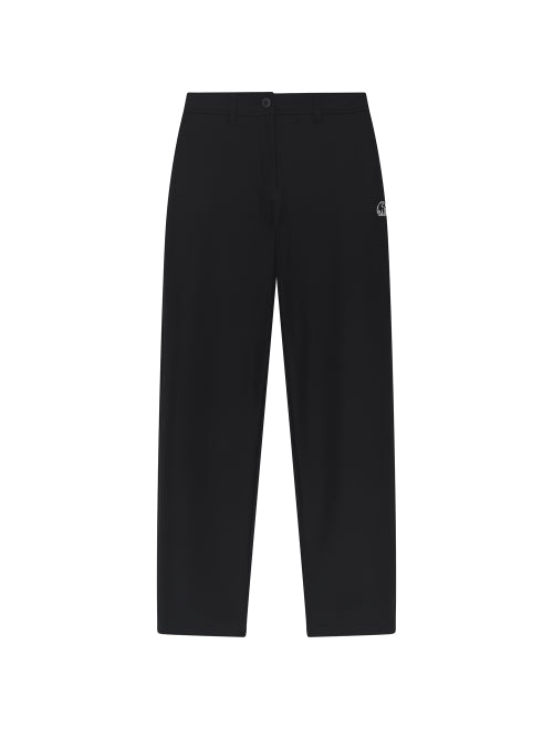 Hade Warm Napping Straight Pants (Regular Fit) - W_Black