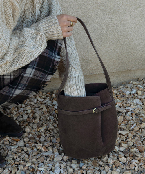 ONDE BAG [BROWN - SUEDE]