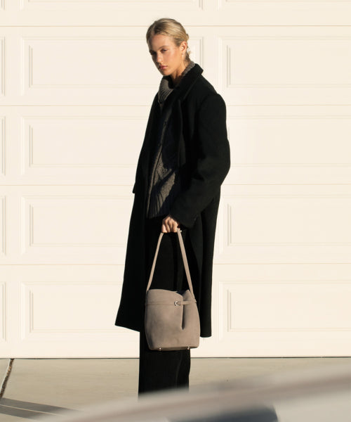 ONDE BAG [TAUPE - SUEDE]