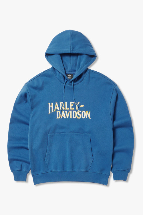 Harley Davidson Eagle Hoodie_Blue HH15309332