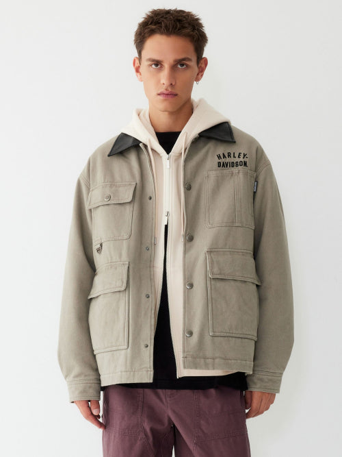 Oxford Work Jacket_Gray HH15303006