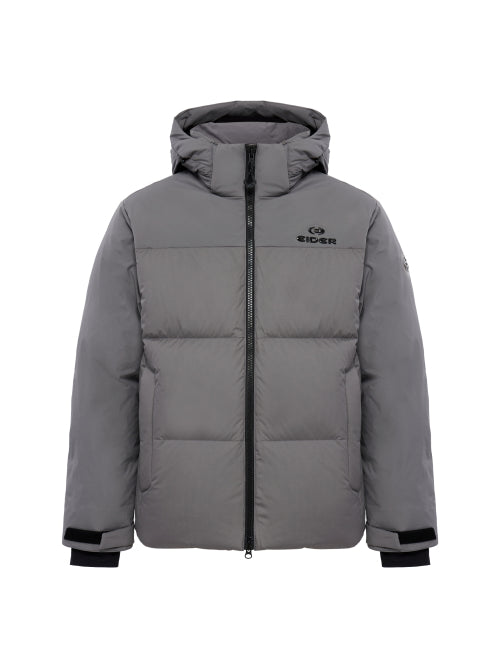 HERITAGE Men's Premium Down Jacket_Heather Grey
