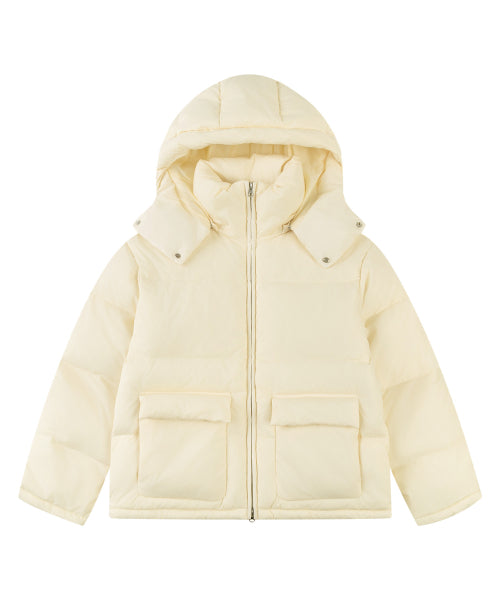 SIOT4161 Duck-Down Big Pocket Hooded Padded_Yellow