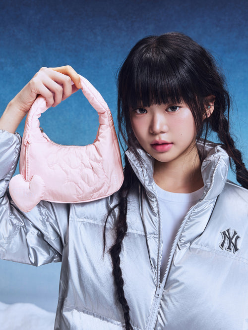 Basic Sportive Stitch Mini Hobo Bag BOS (L.Pink)