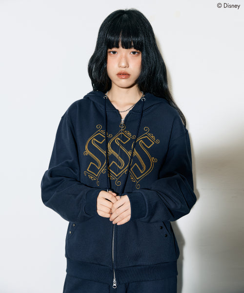 [DISNEY] WISH_SPARKLE HOODIE ZIP-UP(NAVY)