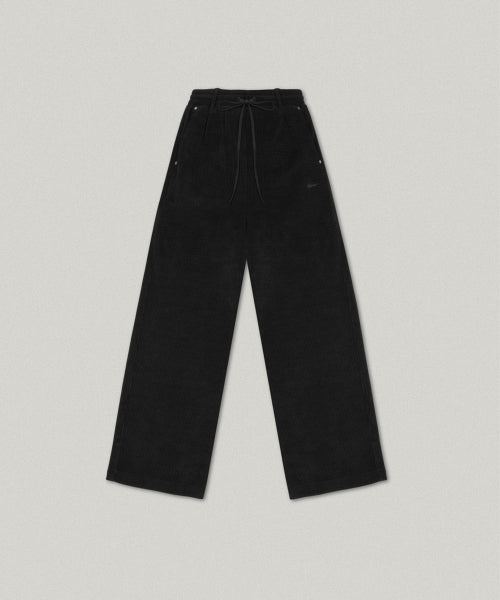MOU CORDUROY BANDING PANTS [BLACK]