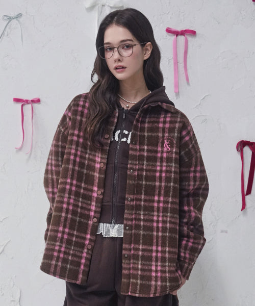 Neige Check Shirt BROWN