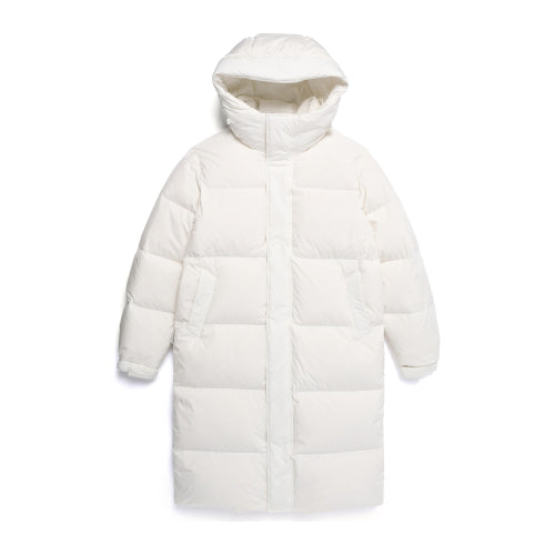 N254UDW861 Capra Long Length Duck-Down Jumper O/WHITE