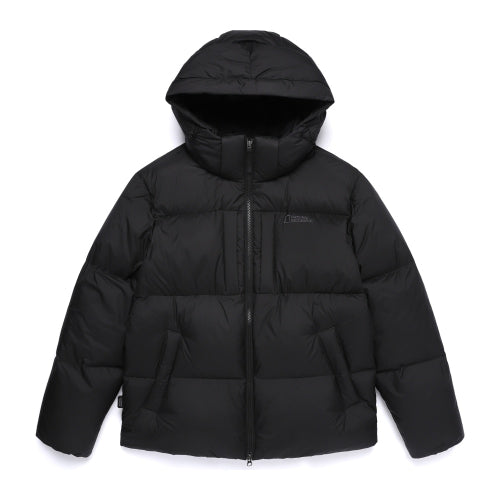 N254UDW040 Chitra Hoodie Goose-Down Jumper BLACK