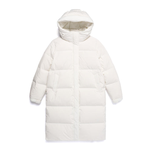 N254WDW861 Women's Capra Long Length Duck-Down Jumper O/WHITE