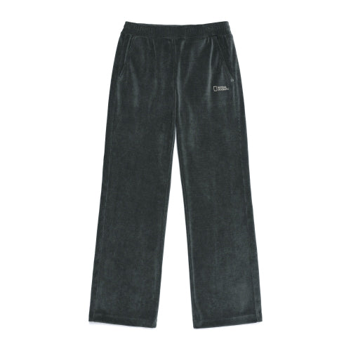 N254WPT070 Women's Material-Modified Bootcut Pants WOOD GREY