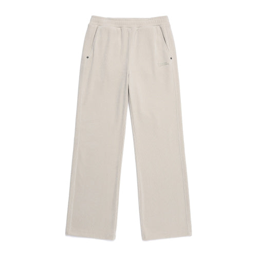 N254WPT070 Women's Material Deformed Bootcut Pants SILVER BIRCH