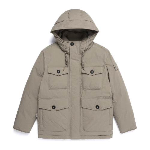 N254UDW100 [NRN] Utility Heavy Goose Down OAK BEIGE