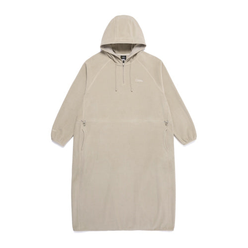 N254WOP230 [Turtleneck] Women's Napping Fleece Dress MOURNING BEIGE