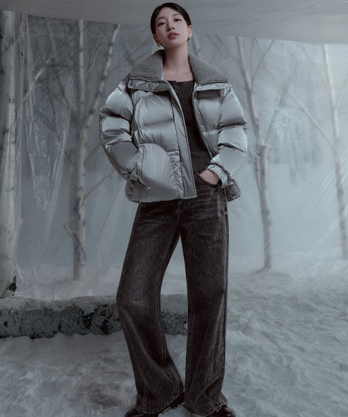 [SUZY] Gray Stitch Wide YP3D5165