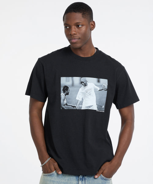 GJX ALLEN IVERSON Graphic Short-sleeved T-shirt MQBK1320