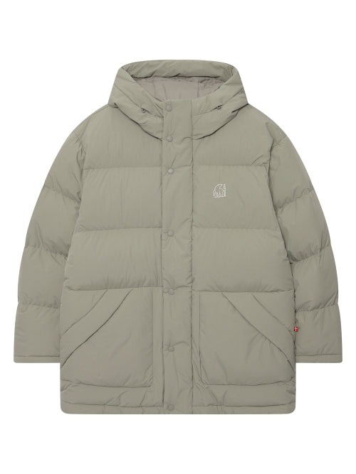 Artic crystal down heavy jumper - M_Light Khaki