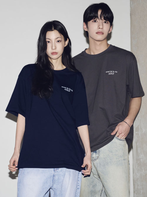 [2PACK] BASIC LOGO SEASON2 SHORT SLEEVE T-SHIRT R (5COLOR)