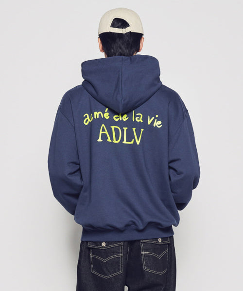 GLOSSY LOGO HOODIE (2COLOR)