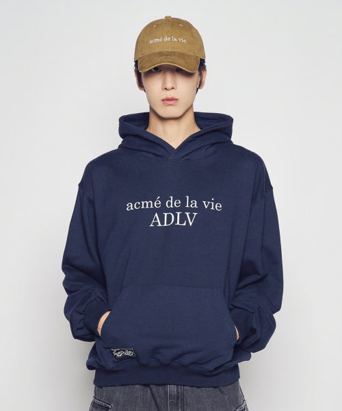 FRONT BASIC LOGO HOODIE (2COLOR)