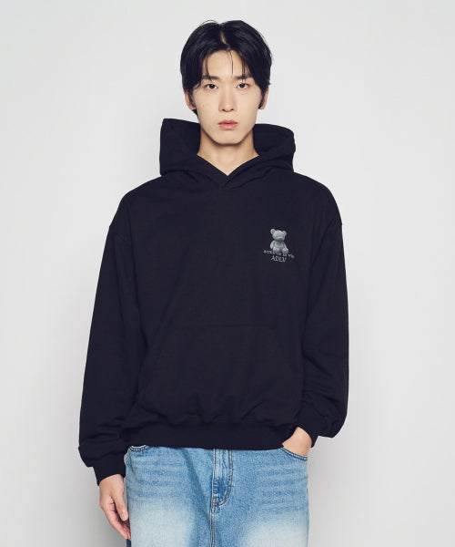 NEW FUZZY BEAR HOODIE (2COLOR)