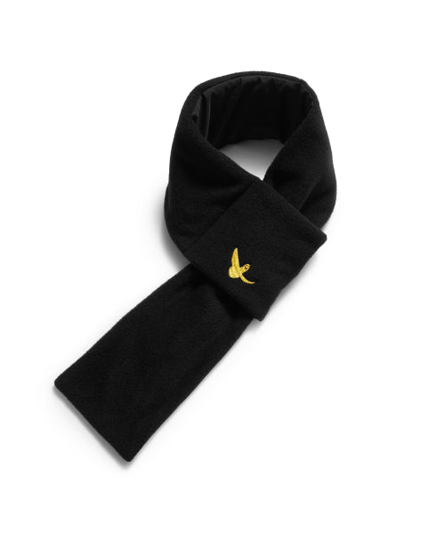 Padded reversible (fleece) muffler - BLACK