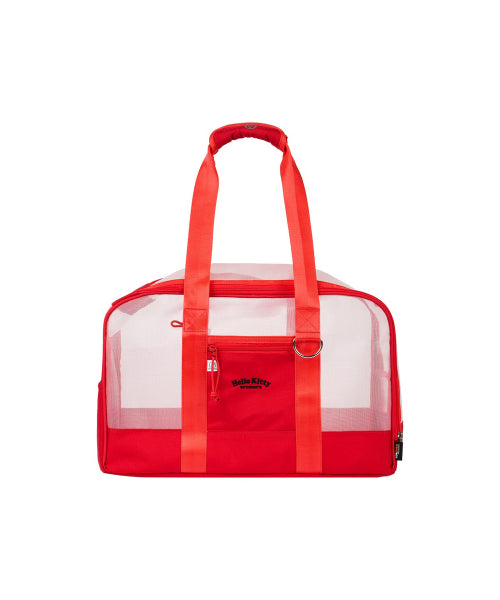 HELLO KITTY X ARUMARU CARRY BAG_RED