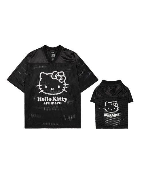 HELLO KITTY X ARUMARU FOOTBALL JERSEY SET_BLACK