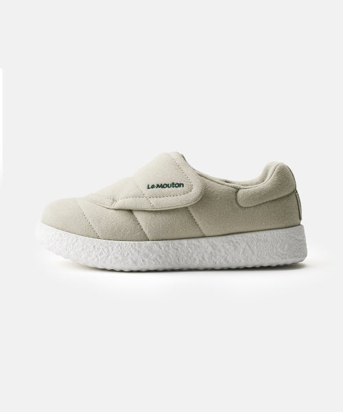 Cozy 2 foot easy merino wool padded shoes ivory