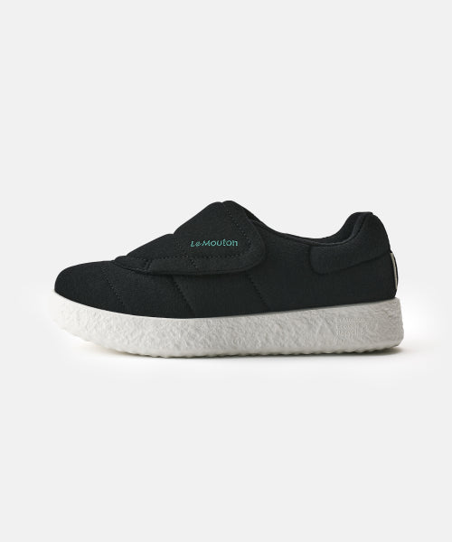 Cozy 2 foot easy merino wool padded shoe black