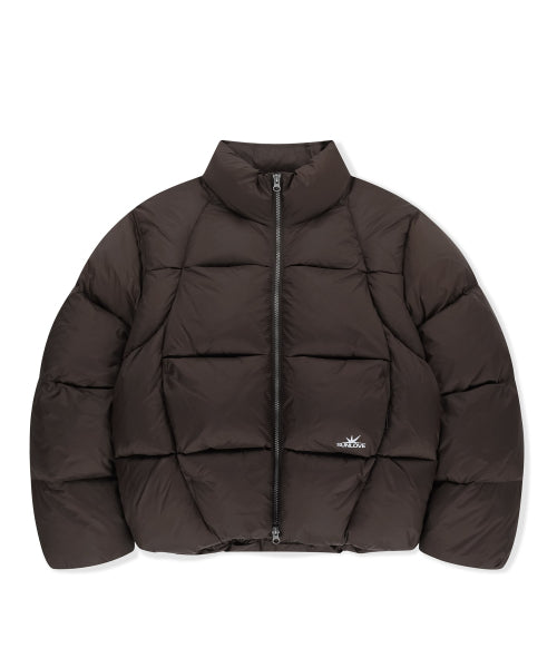 Toray Slice Down Jacket Brown