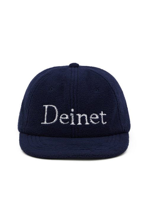 FLEECE ZIGZAG LOGO CAP IN NAVY