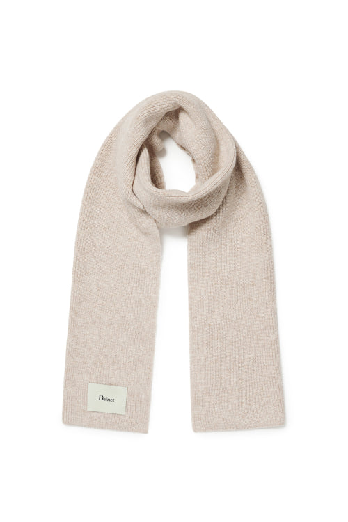 WOOL BASIC MUFFLER IN OATMEAL
